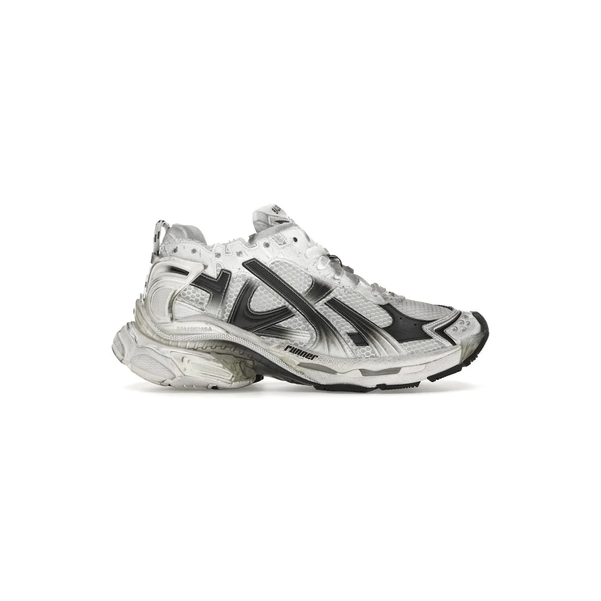 Balenciaga Runner White Black Gradient (772774 WRUNG 9010)