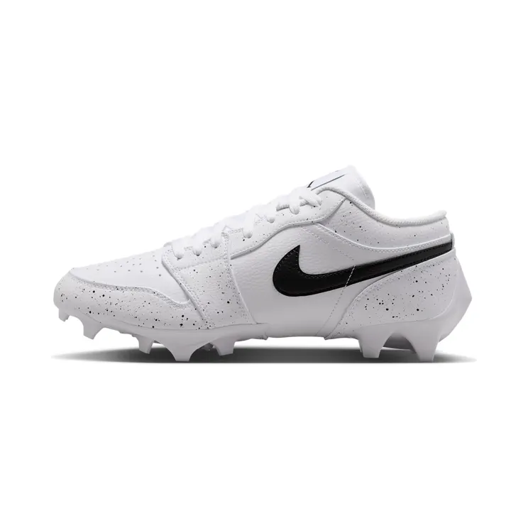 Jordan 1 Low TD Cleat “White Black Splatter” (FJ6245-102)