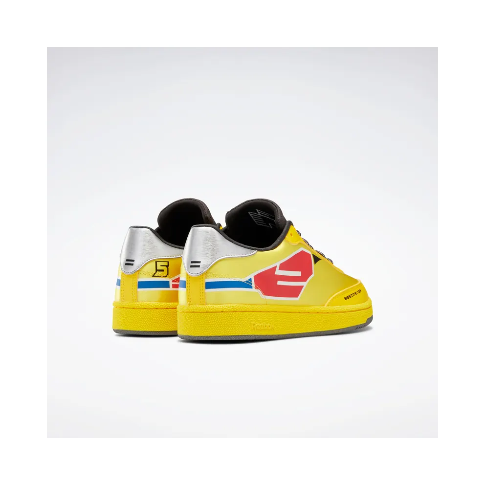 Reebok CLUB C Boldly Yellow / Coal / Silver Metallic