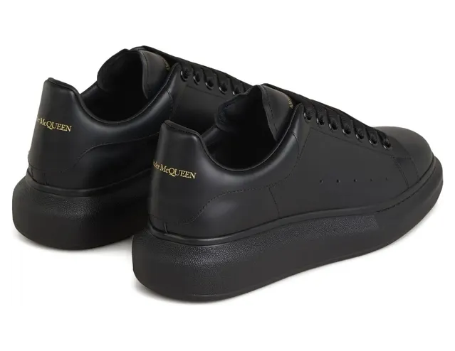 Alexander Mcqueen Oversize Leather “Black” (553680 WWAAN 1002) (2)