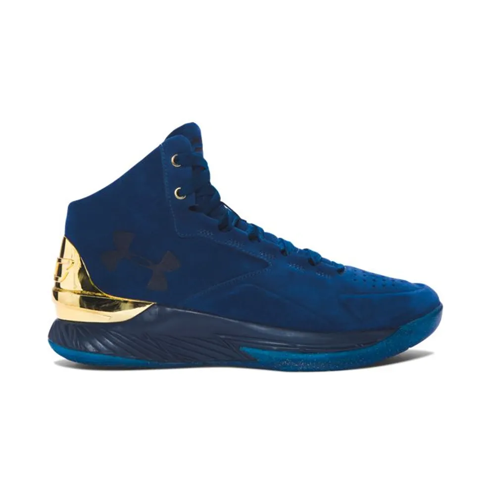 Under Armour Curry 1 Mid Lux Blackout Navy Blackout Navy/Metallic Gold-Blackout Navy (1296617-997)