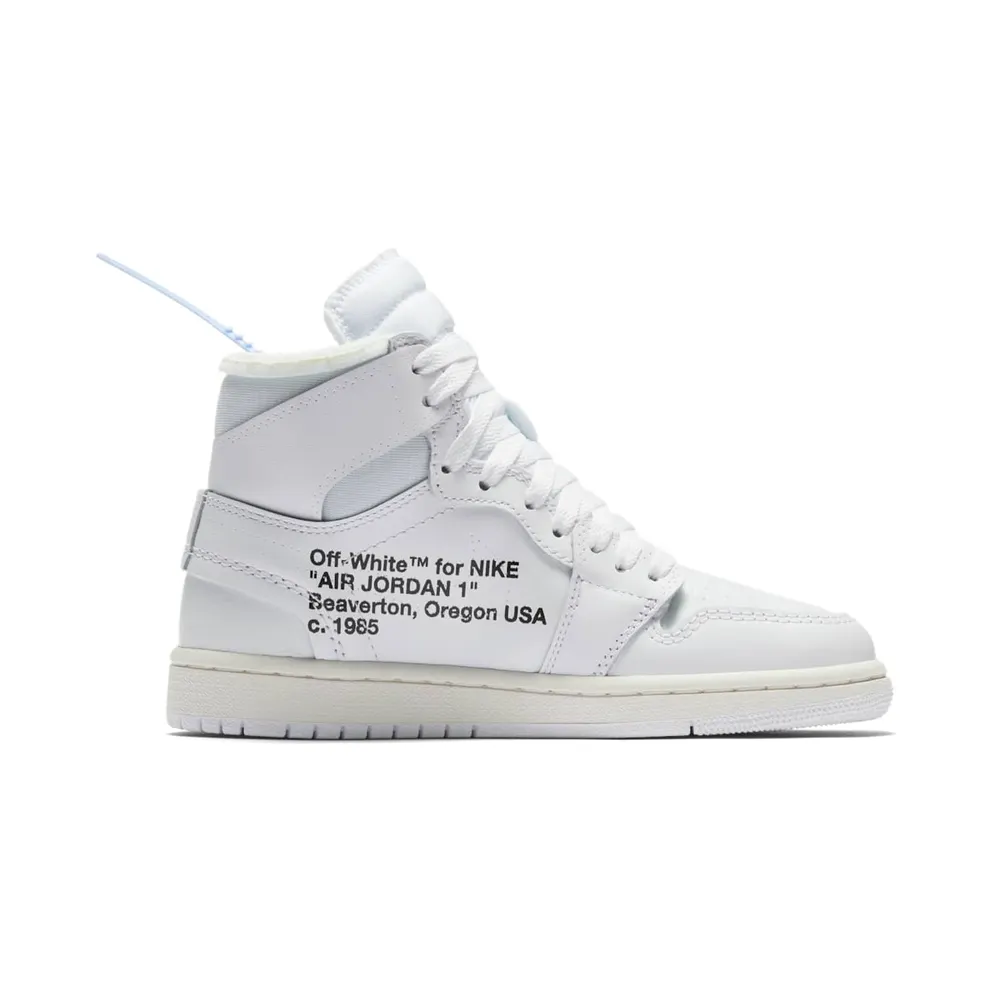 Jordan 1 Retro High Off-White White (GS) White/White (AQ8296-100)