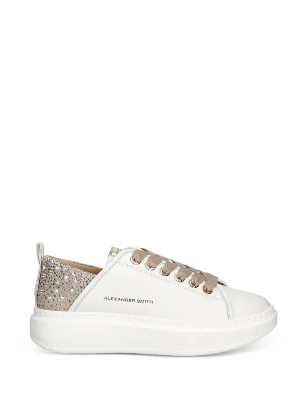 Alexander Smith Wembley verfraaide low-top – White (ASBDWYW0506WIS)