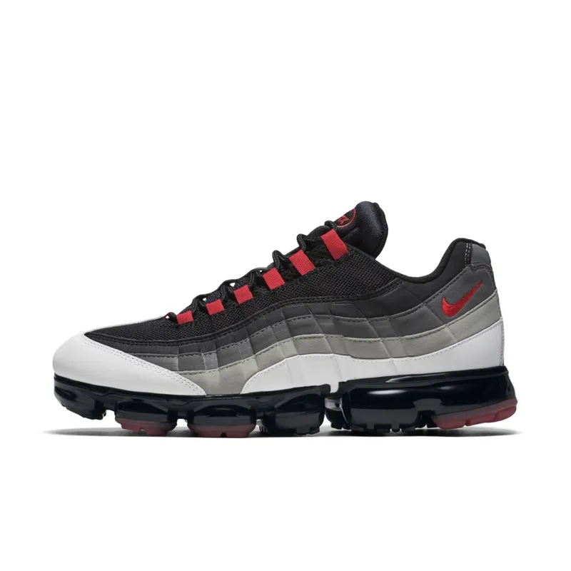 Nike Air VaporMax 95 Comet White/Hot Red-Dark Pewter-Granite (AJ7292-101)
