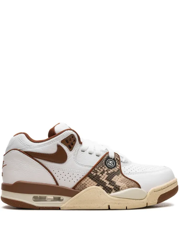 Nike x Stussy Air Flight 89 Pecan Fossil sneakers – White (FD6475)
