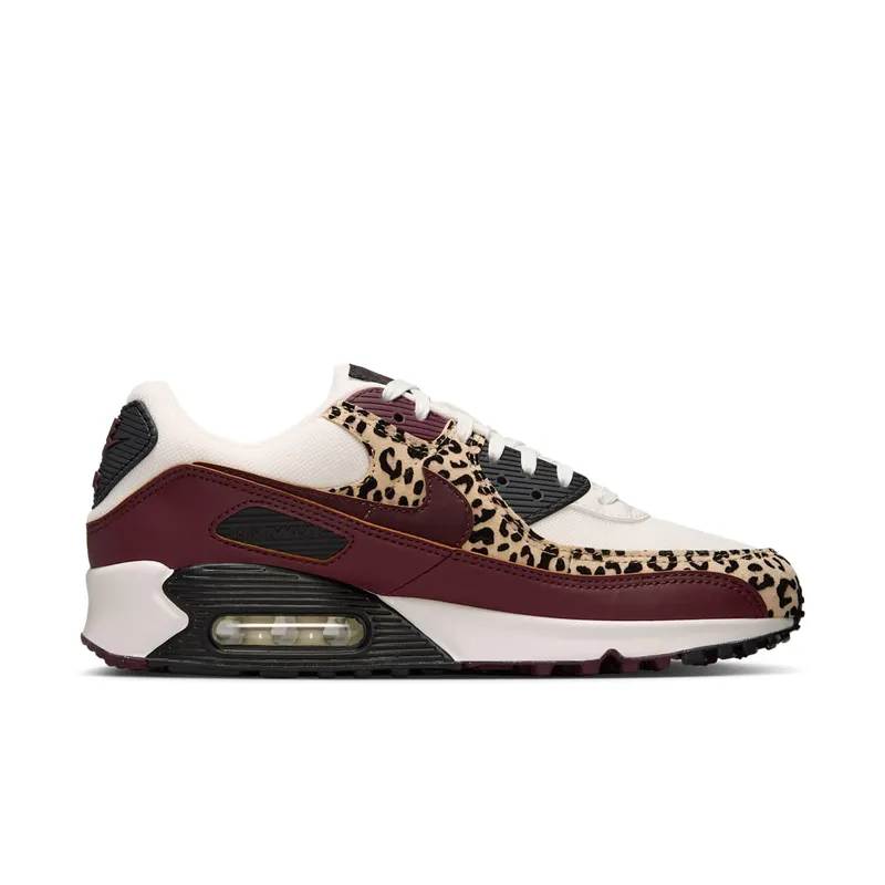 Nike Air Max 90 “Leopard – Burgundy” (IF1619-102)