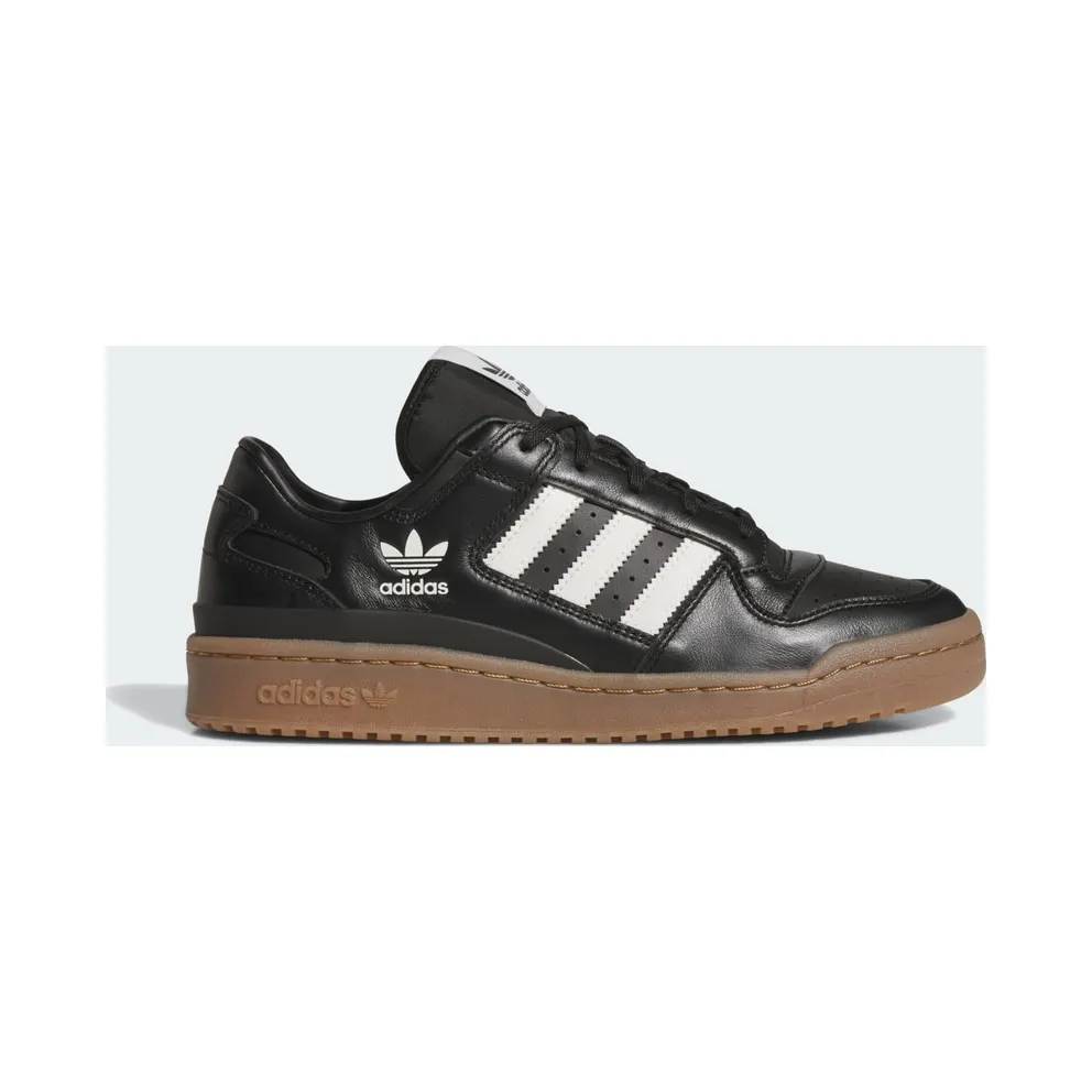 Adidas Forum Low Core Black / Cloud White / Gum M2 (JQ0208)