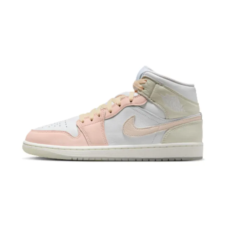 Air Jordan 1 Mid SE “White / Sea Glass / Glacier Blue / Guava Ice” (HJ6654-100)