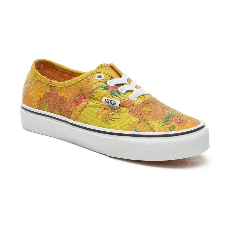 Vans Authentic Van Gogh Sunflowers (W) Sunflowers/True White (VA38EMU3W)