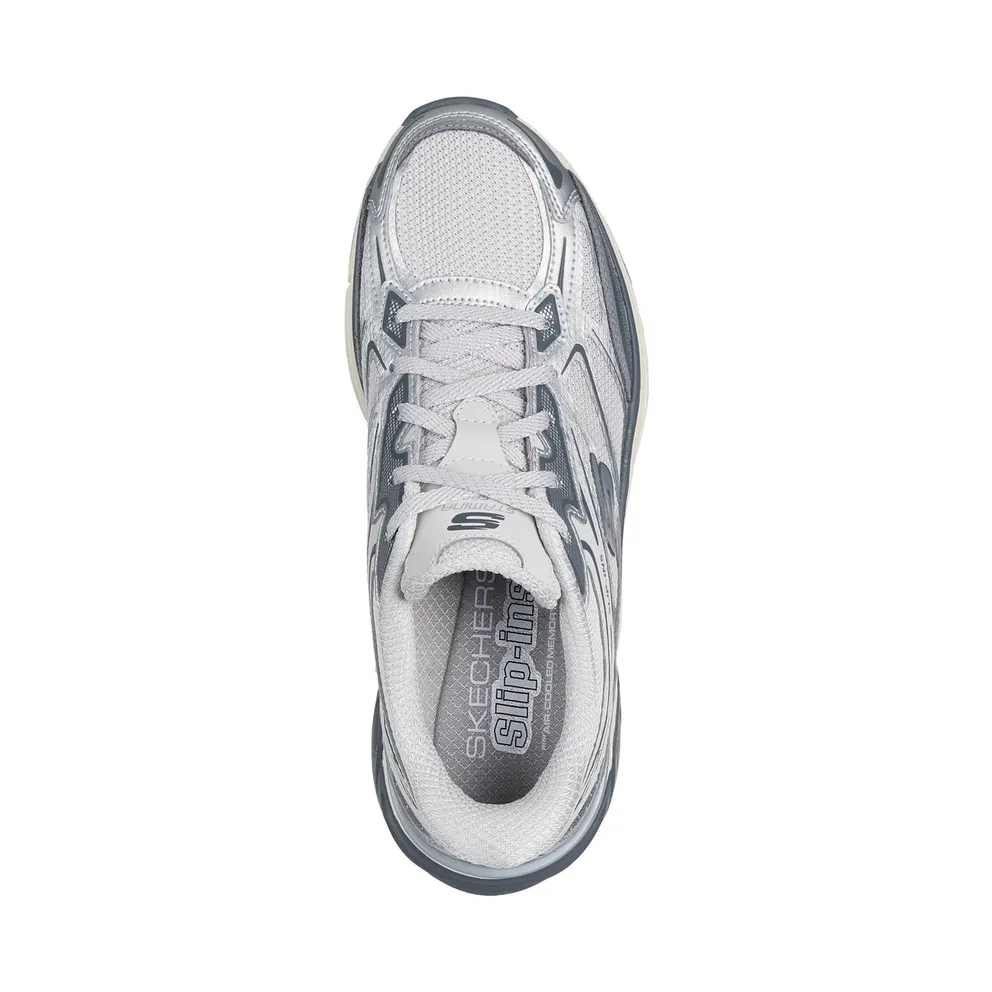 Skechers Slip-ins: Stamina Sport Sneaker Silver