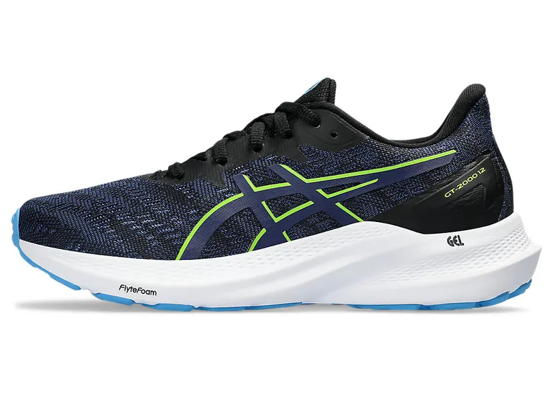 Asics Gt-2000 12 Gs Black/Blue Expanse (1014A330.003)