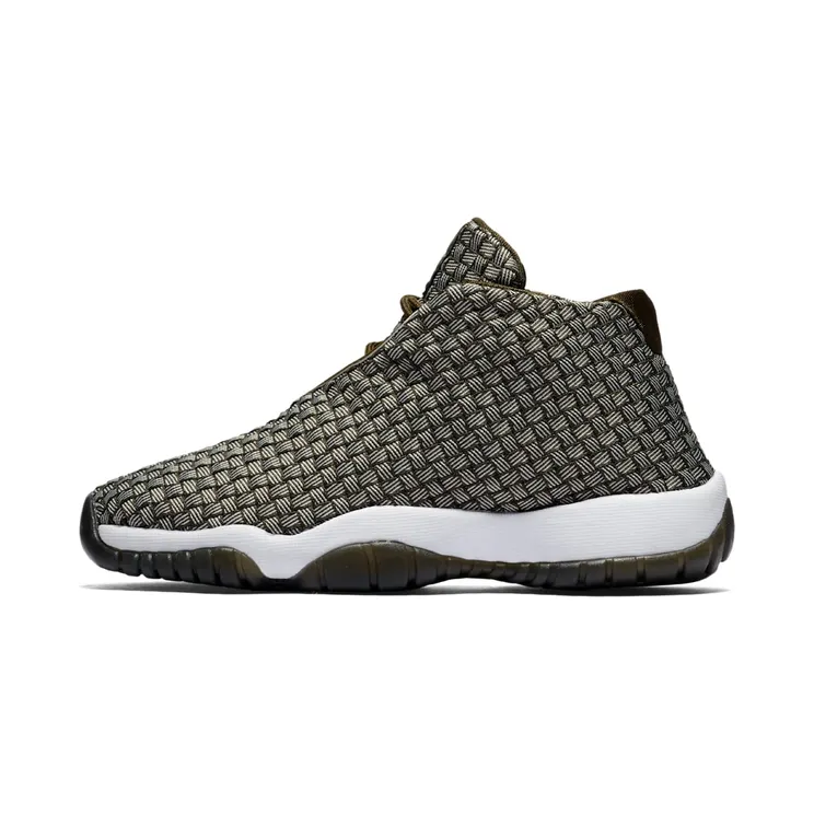 Jordan Future Olive Canvas (GS) “Olive Canvas / White / Metallic Silver” (656504-305)