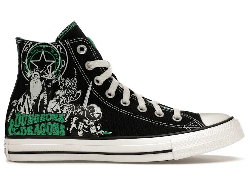 Converse Chuck Taylor All Star Hi Dungeons & Dragons Black Green (A09885C)