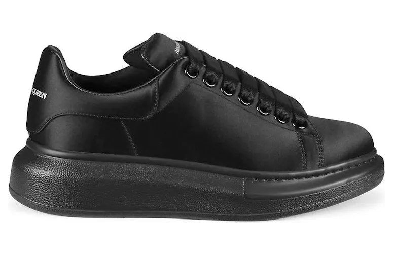 Alexander McQueen Oversized Satin Triple Black (685667 W4ACZ 1000)