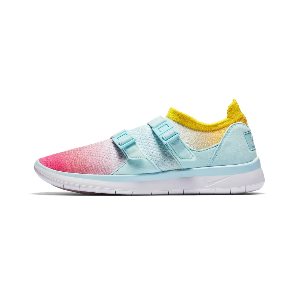 Nike Air Sockracer Flyknit White/Glacier Blue-Racer Pink (W)