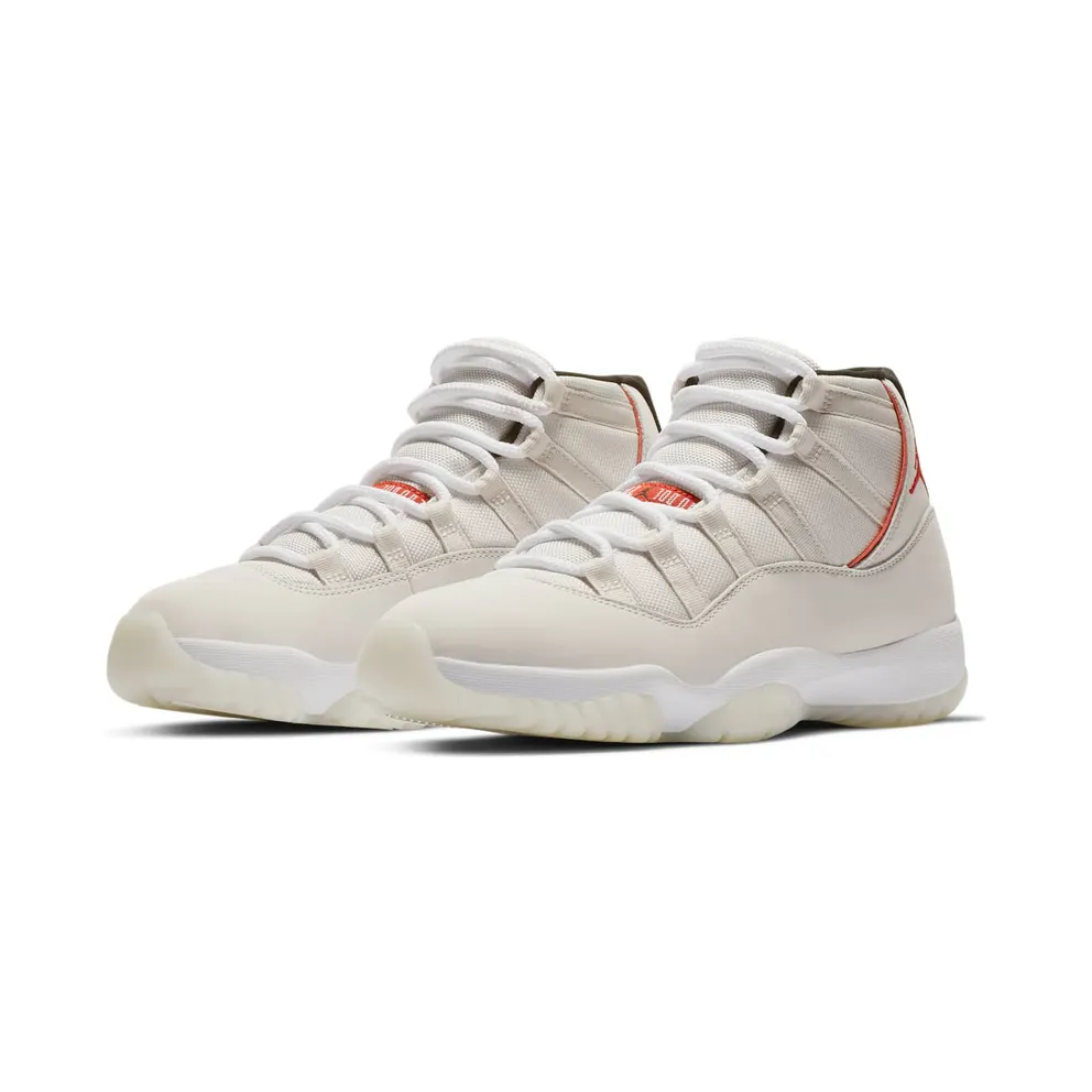 Jordan 11 Retro Platinum Tint Platinum Tint/Sail-University Red-Black (378037-016)