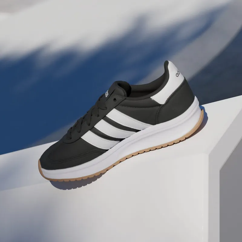 Adidas Run 70s 2.0 Kids Core Black / Cloud White / Gum (JI2265)
