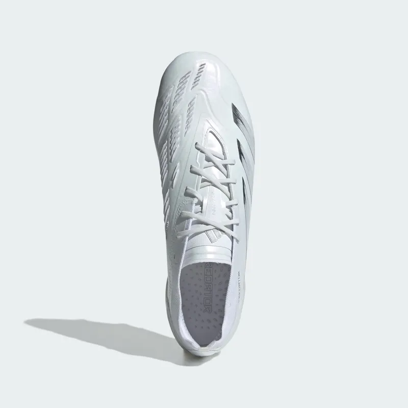 adidas Predator 24 Elite Low FG Cloud White Silver Metallic (IE1803)