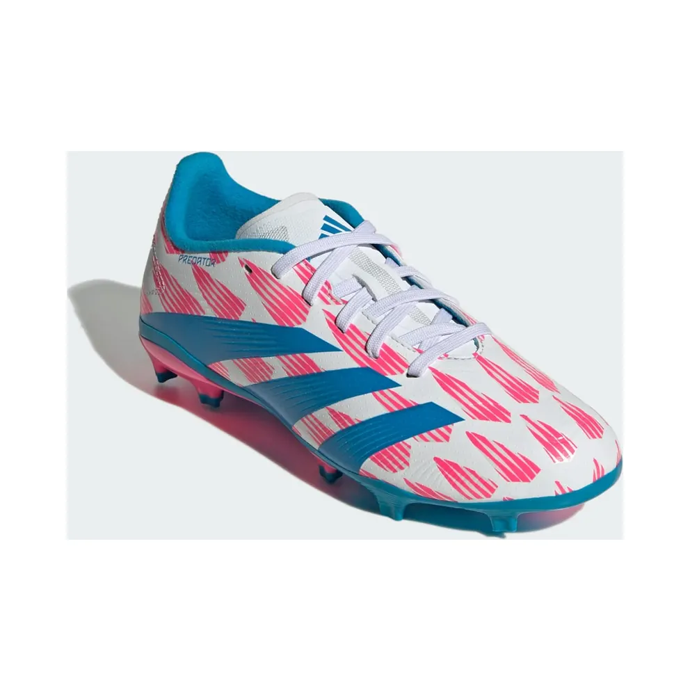 adidas Predator League FG Cloud White Solar Blue Solar Pink (IF6352)