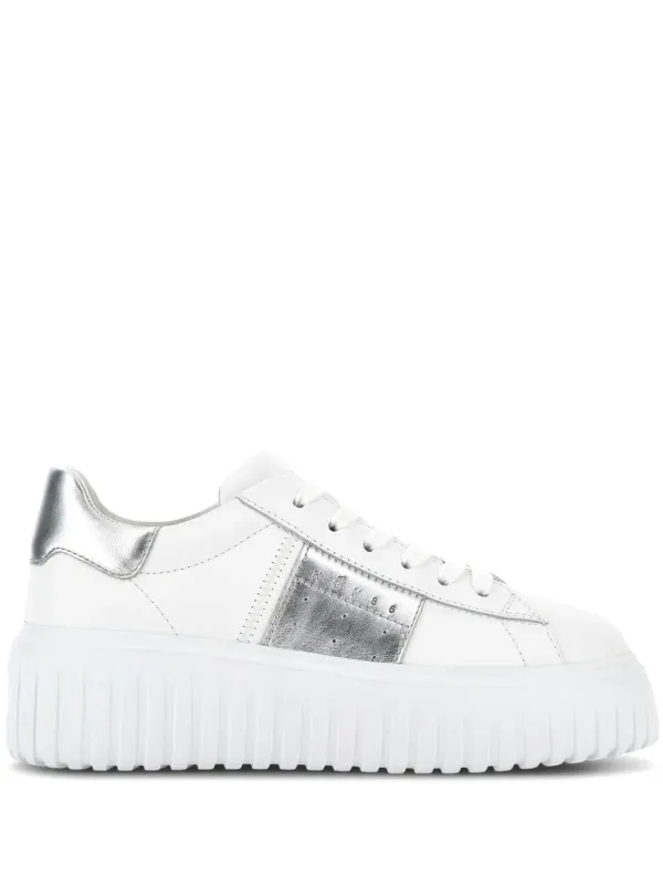 Hogan H-Stripes leren – White (HXW6450FK5TRMW)