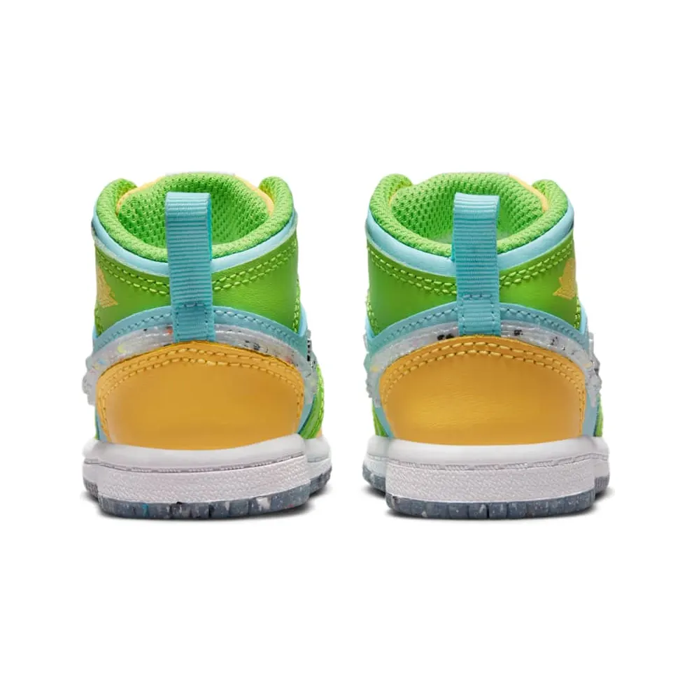 Jordan 1 Mid SE Glacier Ice Citron Pulse Action Green White (DX4369-400)