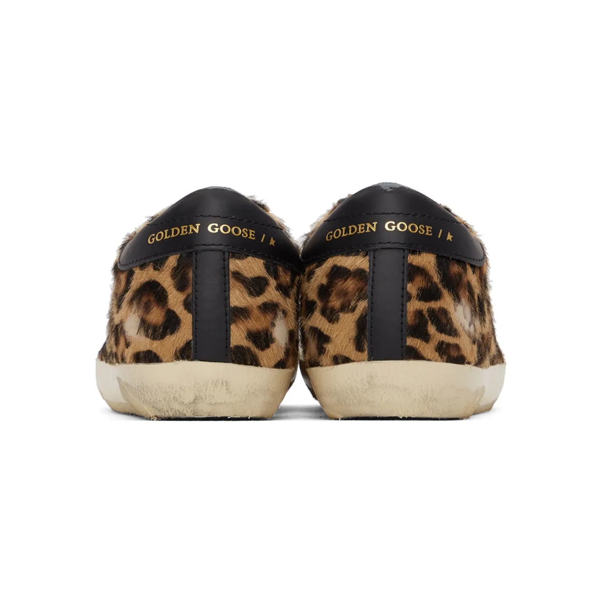 Golden Goose White & Brown Pony Hair Super-Star Classic Sneakers (GWF00101.F000565.80189) (4)