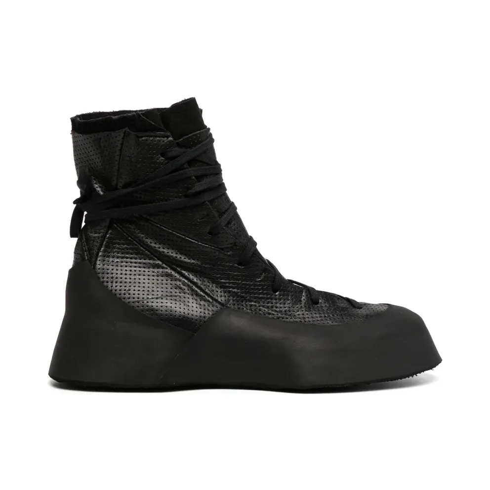 Leon Emanuel Blanck High-Top- mit Reißverschluss – Black (DISTORTIONFHIGHBLK)