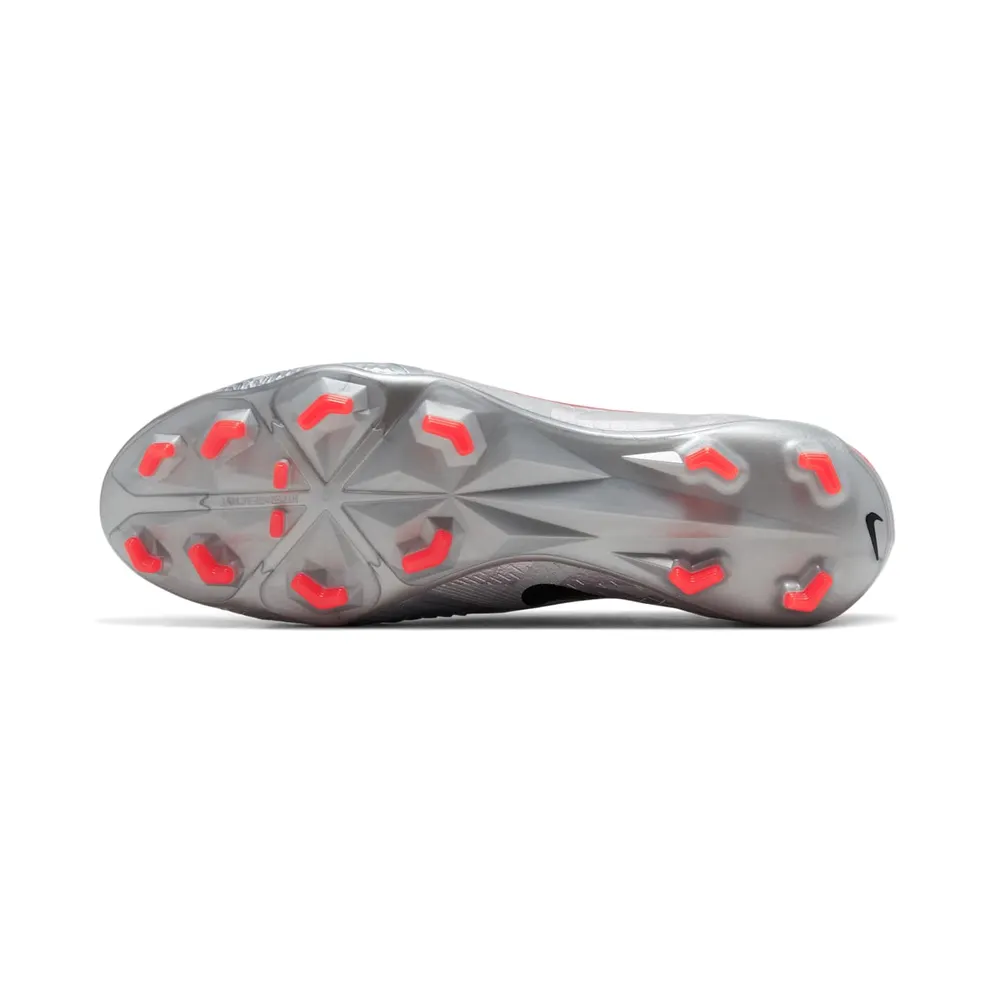 Nike Phantom Venom Elite FG “Metallic Grey / Crimson” (AO7540-906)