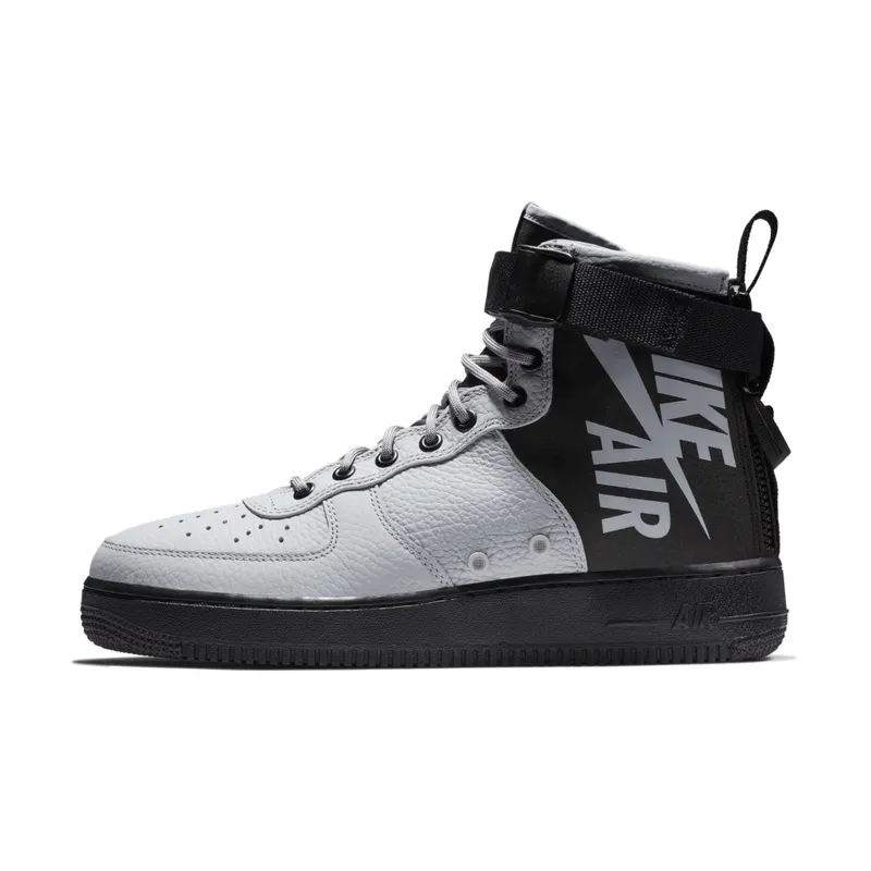 Nike  SF Air Force 1 Mid Wolf Grey Black Wolf Grey/Black-Black-Wolf Grey (917753-009)