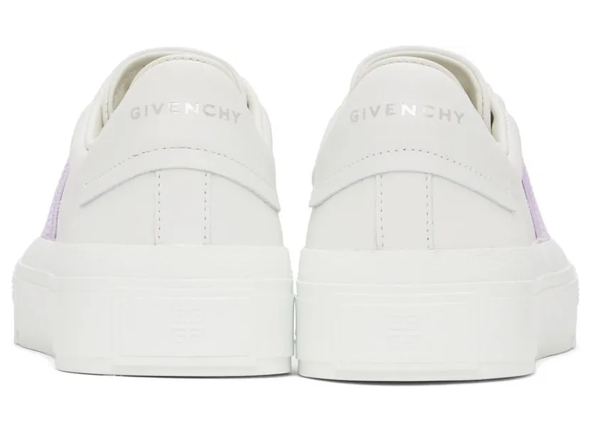 Givenchy White & Purple City Sport Sneakers (BE0029E1BC599) (2)