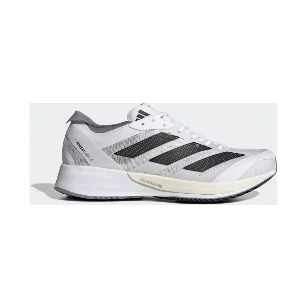 adidas Adizero Adios 7 Laufschuh Cloud White / Core Black / Grey Three (GX6648)