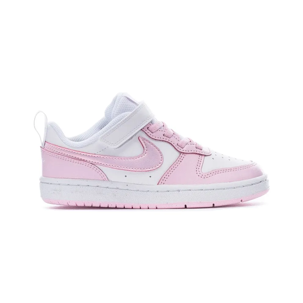 Nike Court Borough Low 2 White Pink Foam (DQ0473-100)