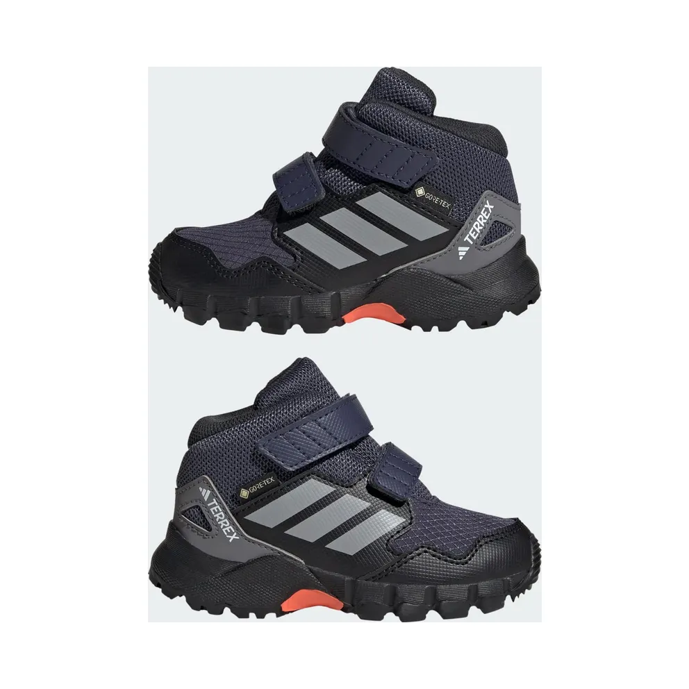 Adidas Terrex Skychaser Mid GORE-TEX Hiking Shoes Kids Shadow Navy / Grey Three / Semi Impact Orange (JR4056)