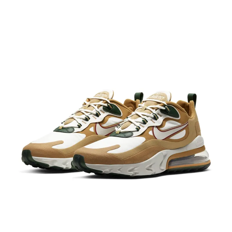 Nike Air Max 270 React Reggae Club Gold/Flat Gold/Wheat (AO4971-700)