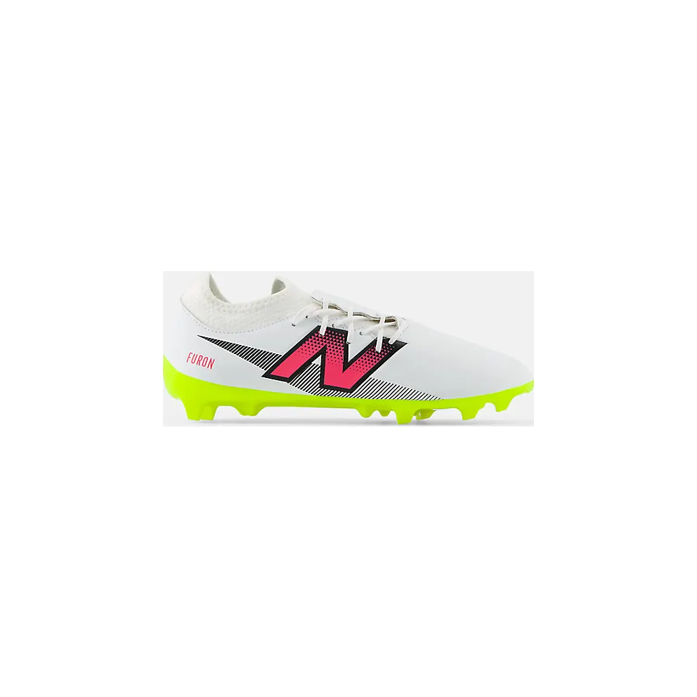 New Balance Furon Dispatch FG V7 White Hi-Lite Neon Pink (SF3FH75)