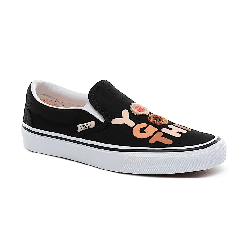 Vans Classic Slip-On ‘Breast Cancer Awareness – You Got This’ Black/True White (VN0A4BV3T4U)