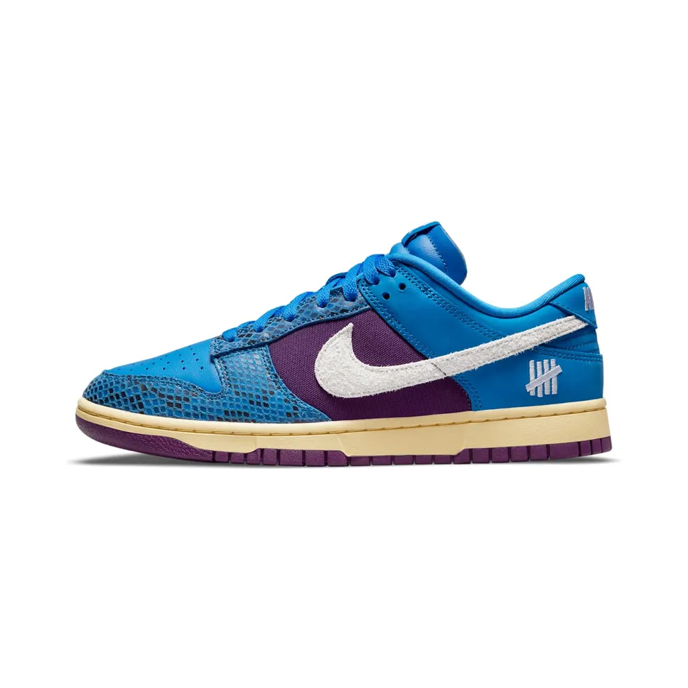 Nike x Undefeated Dunk Low SP vs. AF1 (2021) – “Royal / Purple-white” (DH6508-400)