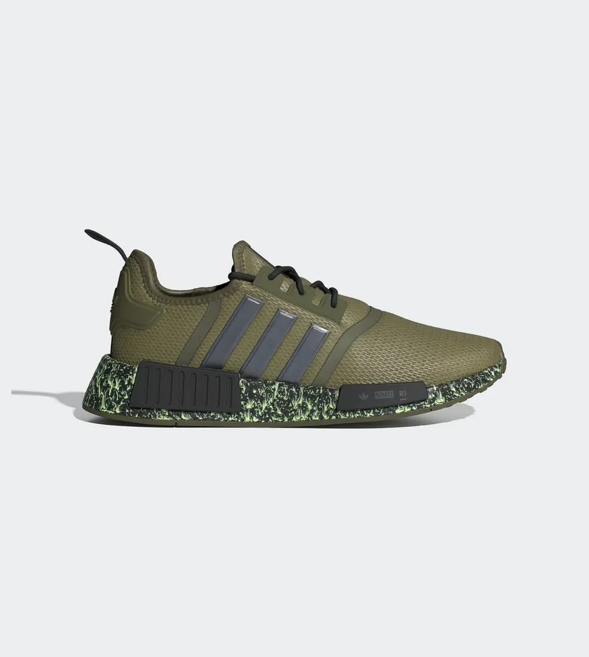 adidas NMD R1 Focus Olive Core Black Green Spark (ID5756)