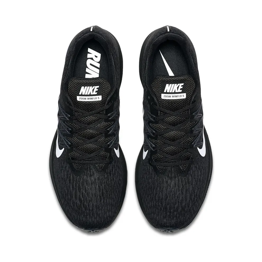 Nike Air Zoom Winflo 5 Black White Black/Anthracite-White (AA7406-001)