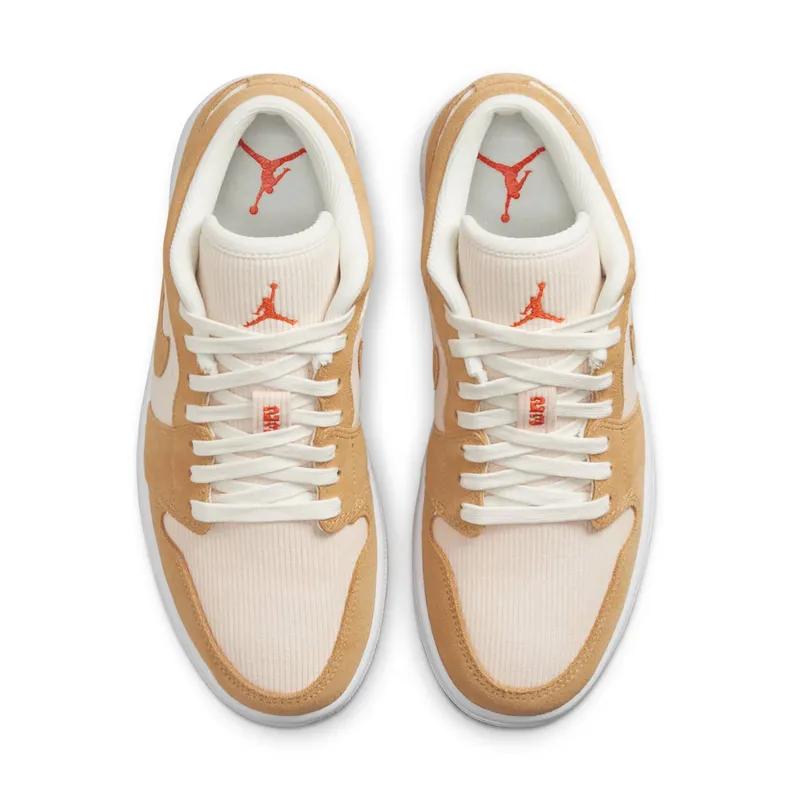Jordan 1 Low SE Twine Orange Quartz Corduroy (W) (DH7820-700)