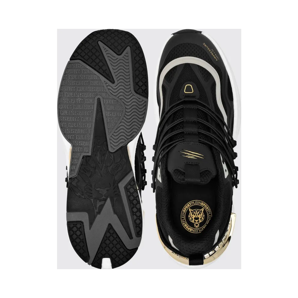 Plein Sport Air Pressure Gen. X.04 Low-Top in Mesh with Chunky Sole Black (SAESUSC0736STE003N0293)