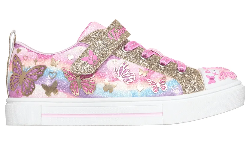 Skechers Twinkle Toes: Twinkle Sparks – Butterfly Sky Sneaker Roze
