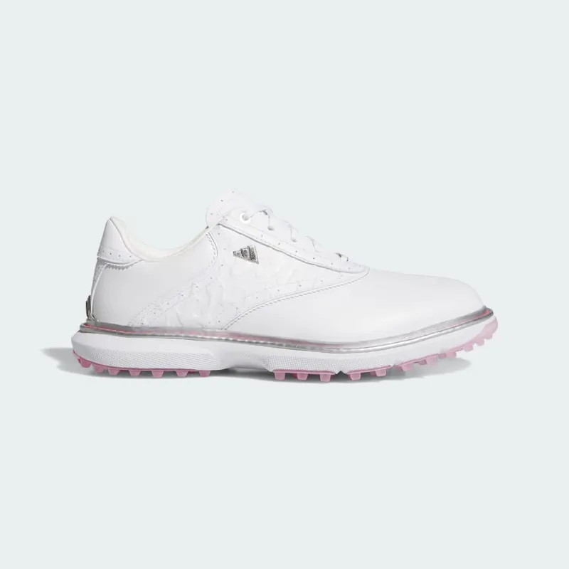 Adidas MC70 SPIKELESS Golf Shoes Cloud White / Silver Metallic / Lucid Pink (HP7085)