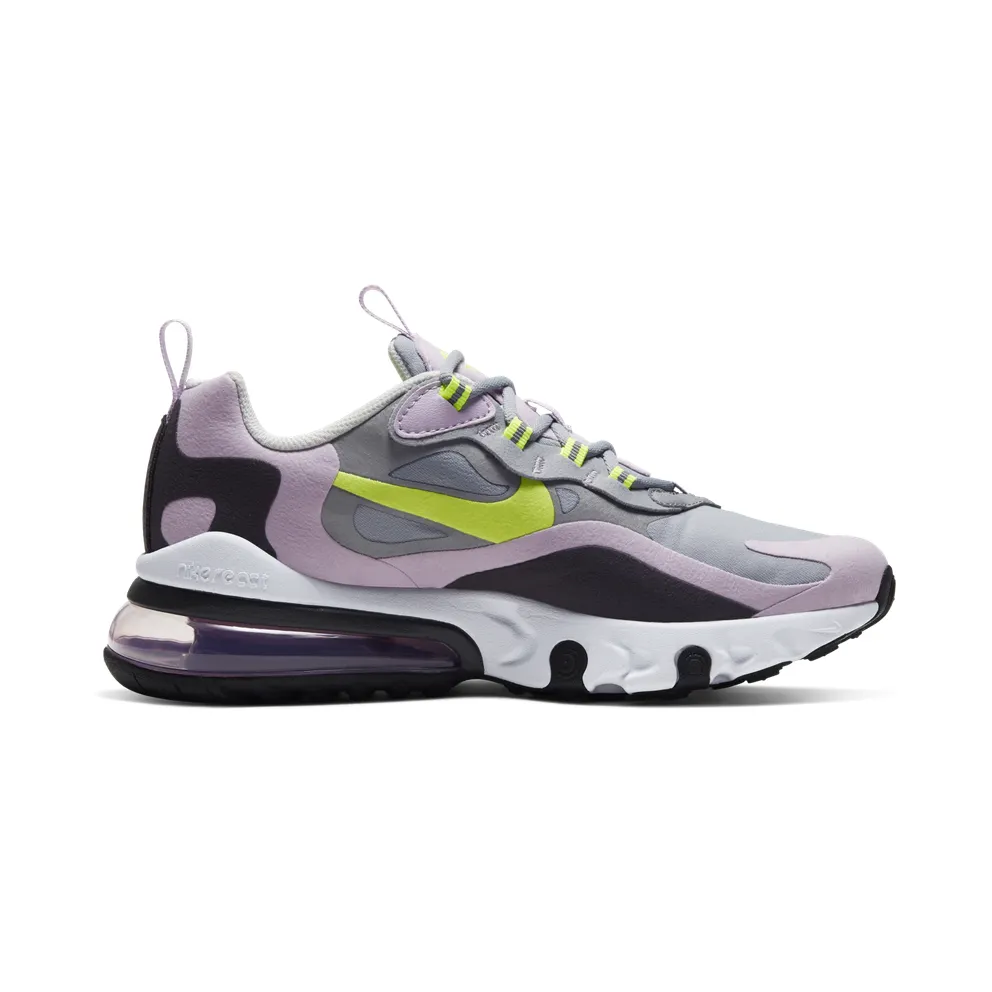Nike Air Max 270 React Iced Lilac (GS) Particle Grey/Iced Lilac/Off Noir (BQ0103-010)