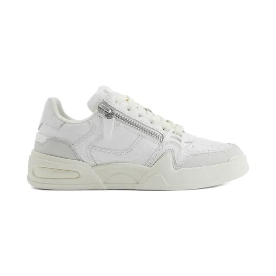 Giuseppe Zanotti Gz-ghost met krokodillenprint en rits aan de zijkant “White” (RS60000002)