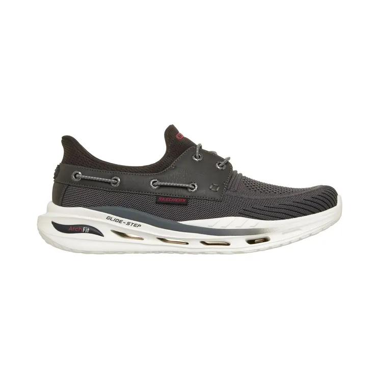 Skechers Slip-ins Relaxed Fit: Arch Fit Orvan – Starport Houtskool/Zwart