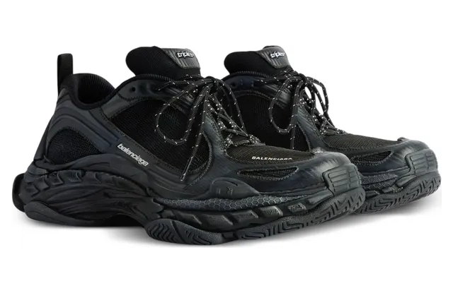 Balenciaga Triple S.2 Lace-up “Black” (865849 WTRS2 1011) (2)