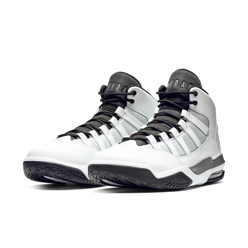 Jordan Max Aura White Metallic Silver Black White/Metallic Silver-Black (AQ9084-102)