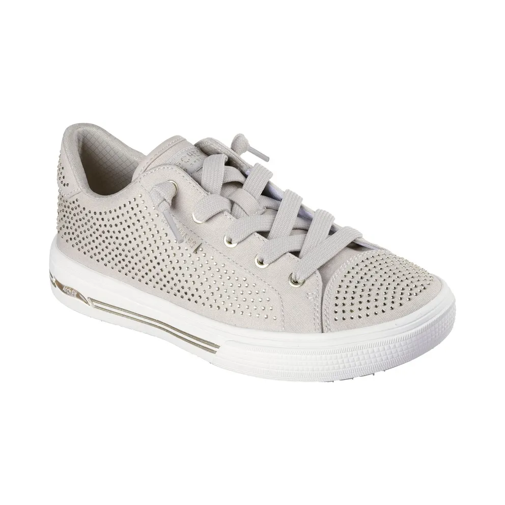 Skechers Arch Fit Arcade – Gem Steps Sneaker Taupe/Gold