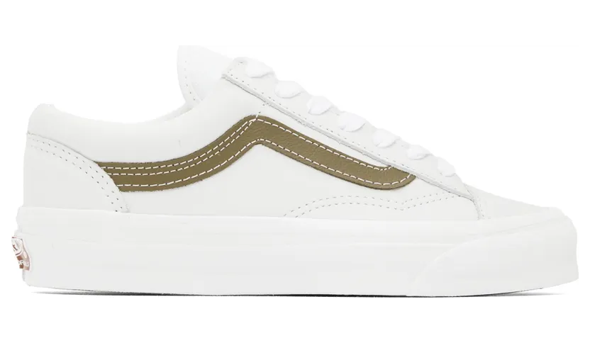 Vans Off-White & Brown OG Style 36 LX Sneakers (VN0A4BVEB5K)